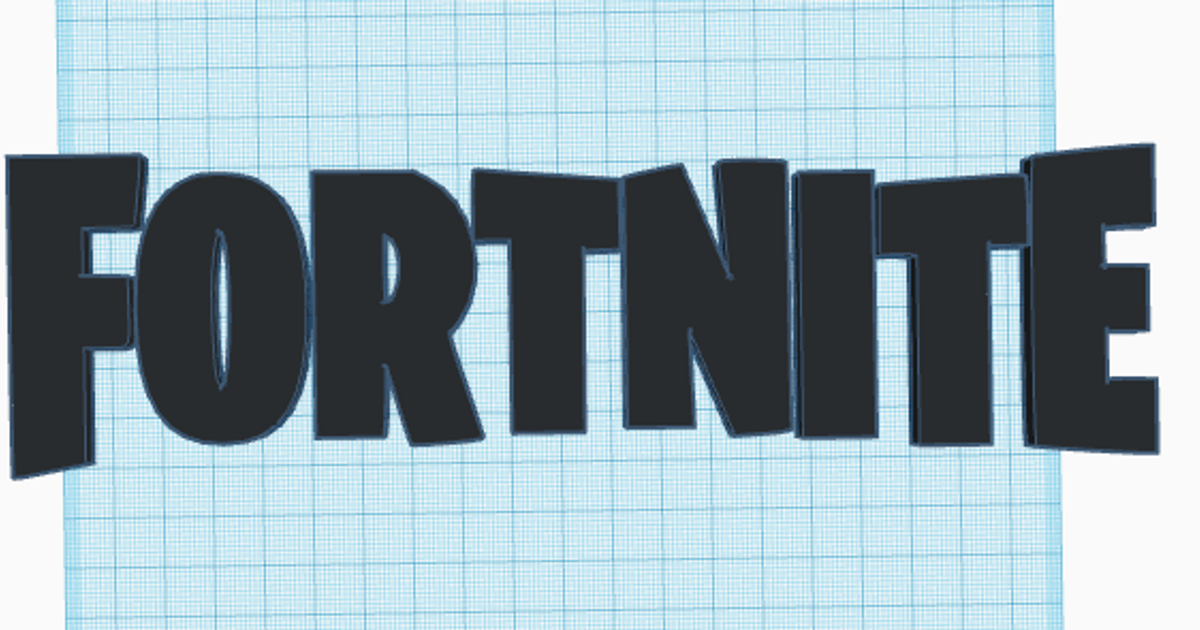 Fortnite Logo by 3DB | Download free STL model | Printables.com