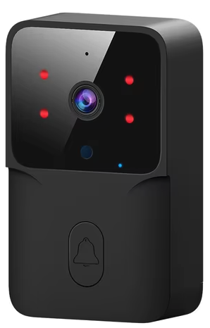 Support collé incliné pour sonnette vidéo Tuya WiFi (format 54x85 mm)