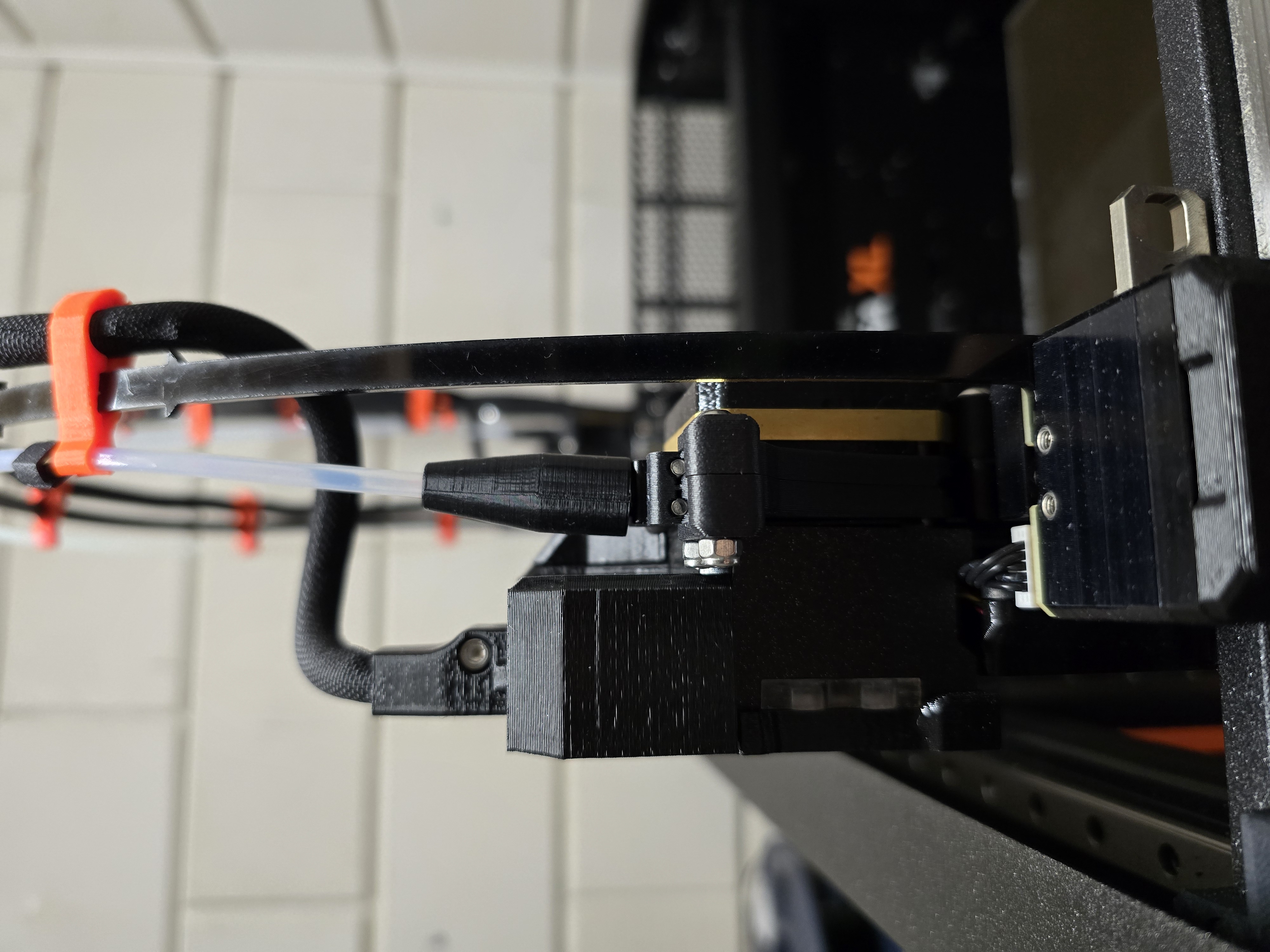 nextruder PTFE guide/support
