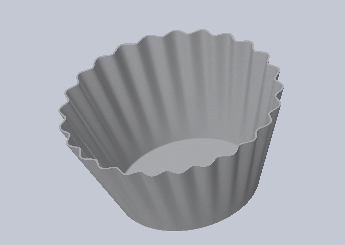 Coffee Filter / Cupcake Wrap Model