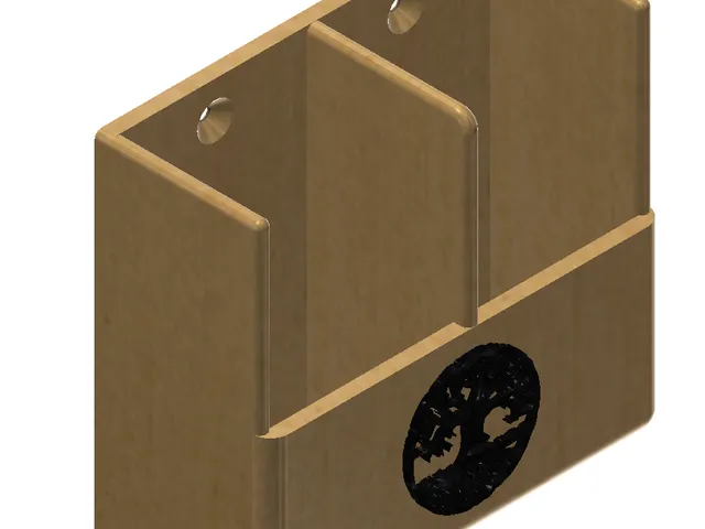 Wall Mount Double Remote Control Holder