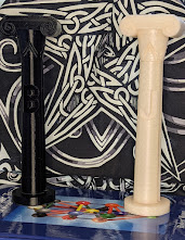 Boaz & Jachin Columns – High Priestess Tarot Replica