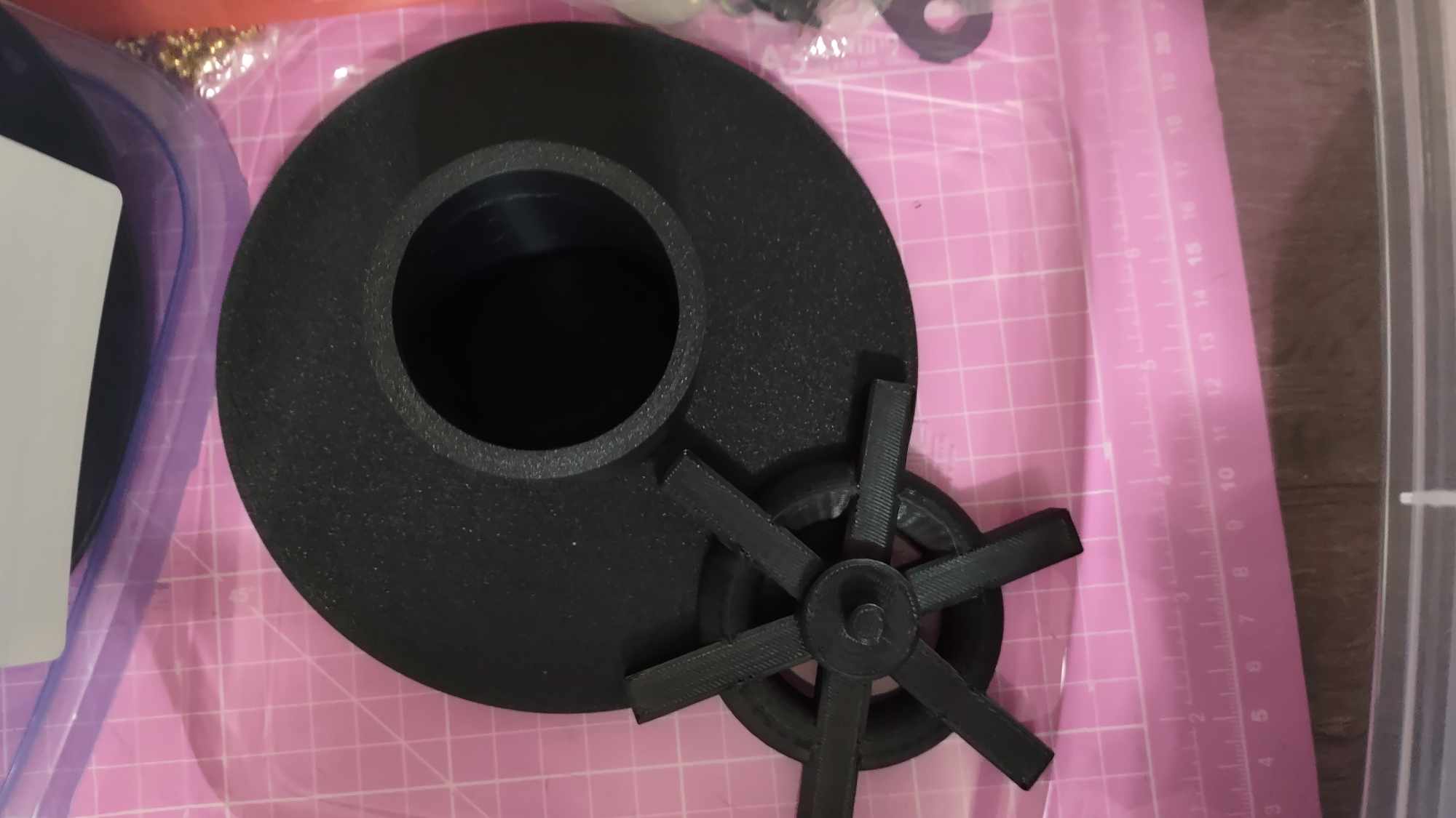 Horizontal Spool Lazy Susan with 608 Bearing, No Support