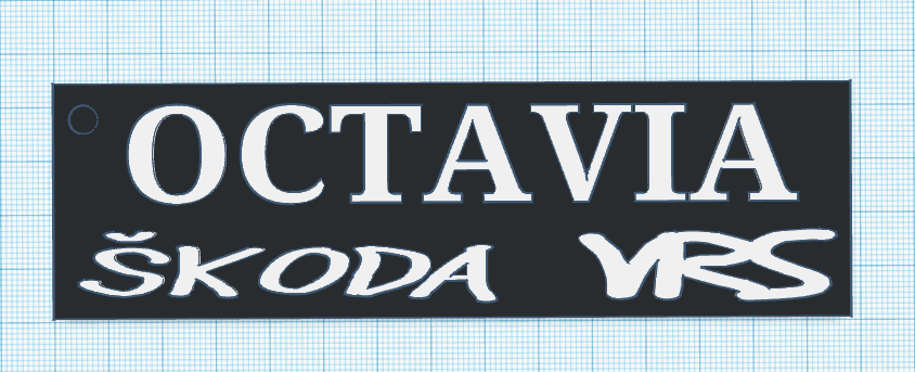Octavia VRS Klíčenka