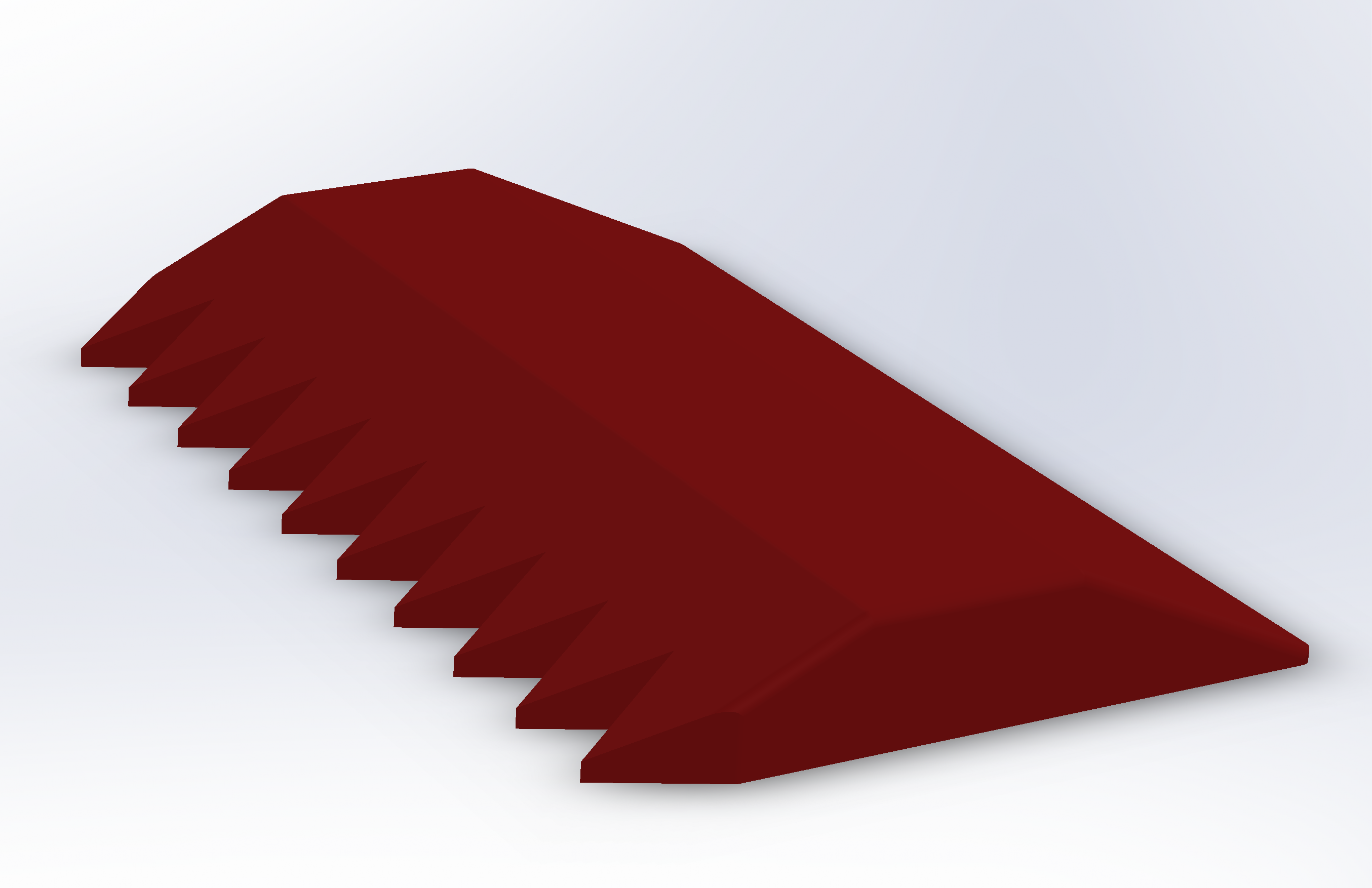 Card size ice scrapper