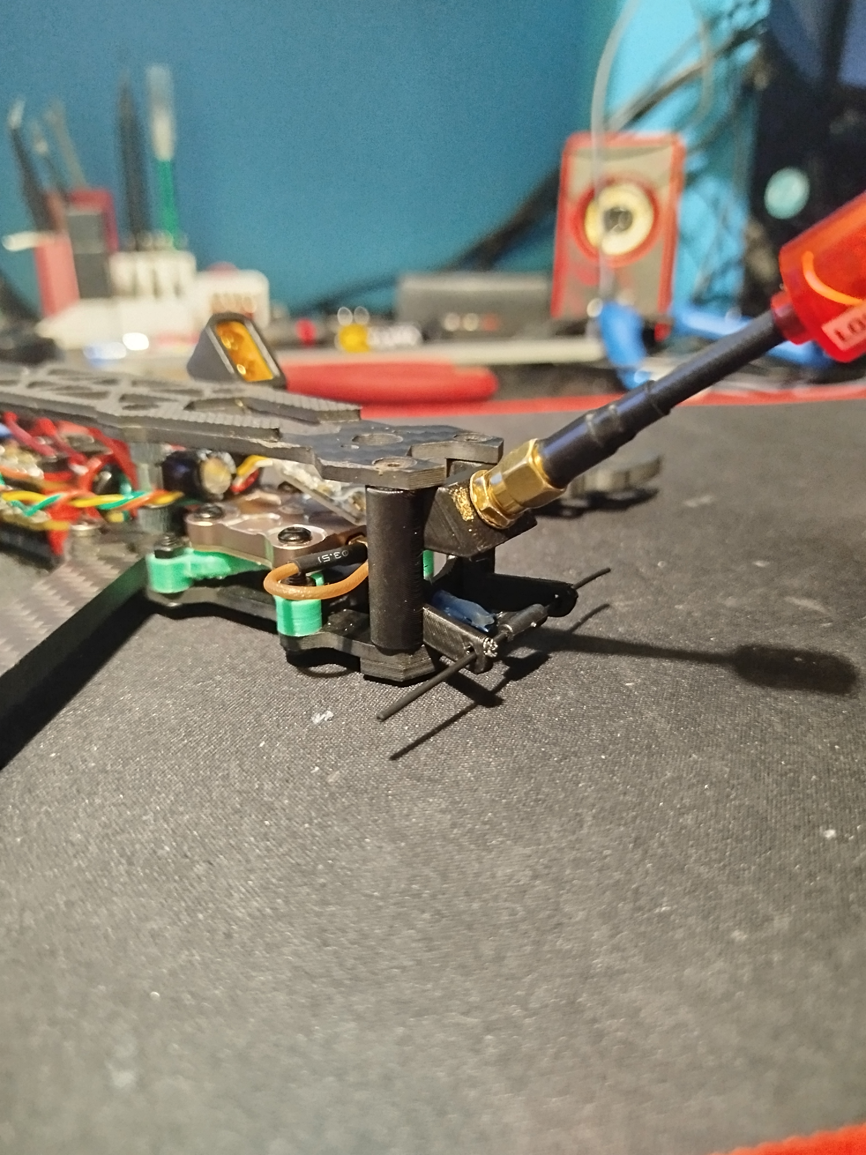 GEPRC Mark4 Antenna mount VTX, RX, SMA