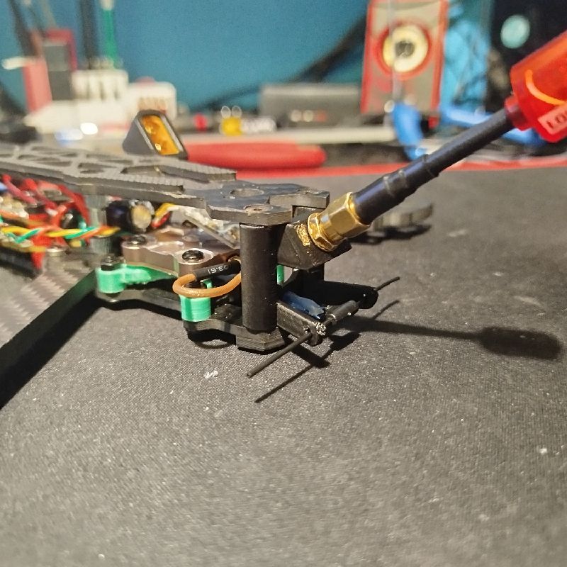 GEPRC Mark4 Antenna mount VTX, RX, SMA by 3DAlex | Download