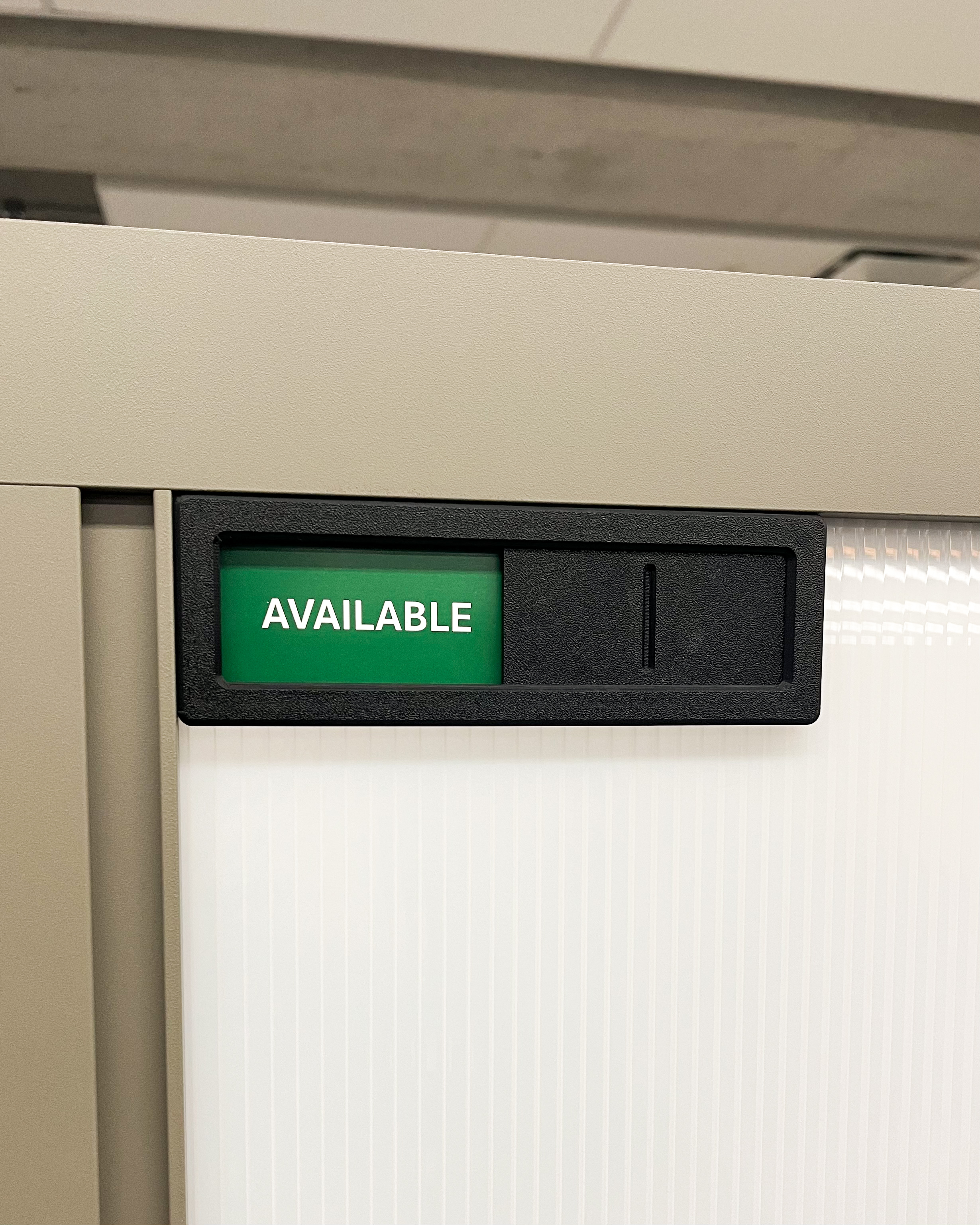 Available/Occupied Sign