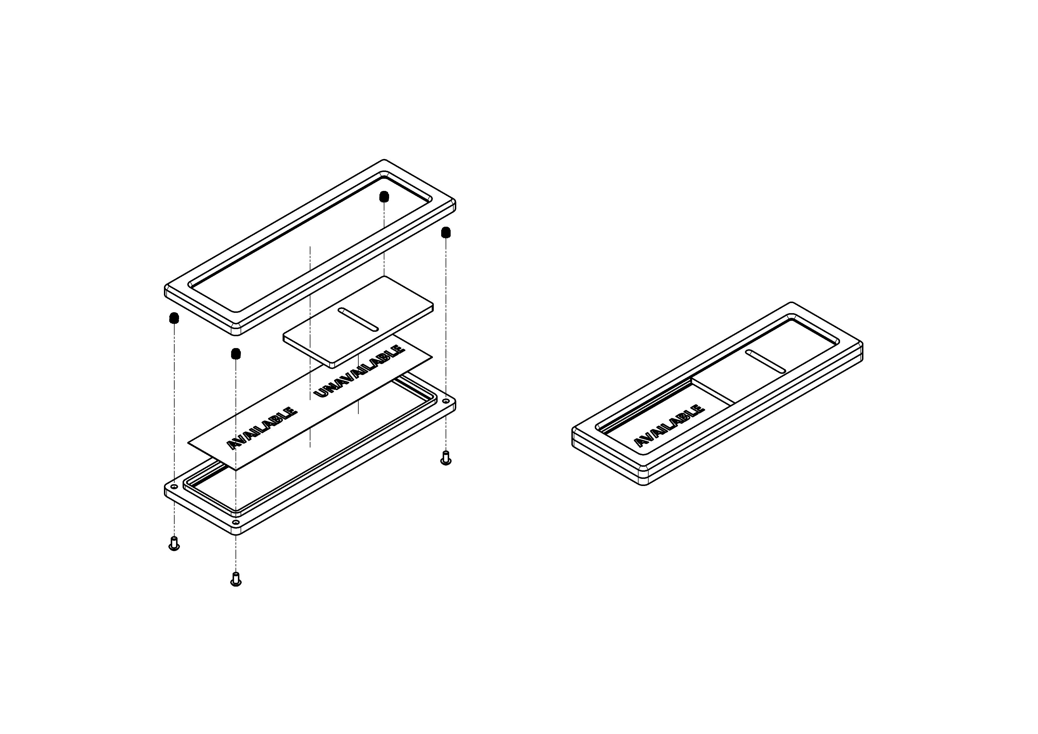 Available/Occupied Sign — miniatura 3