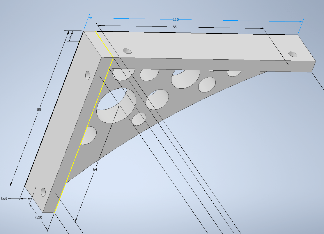 Shelf bracket by Maciek Download free STL model