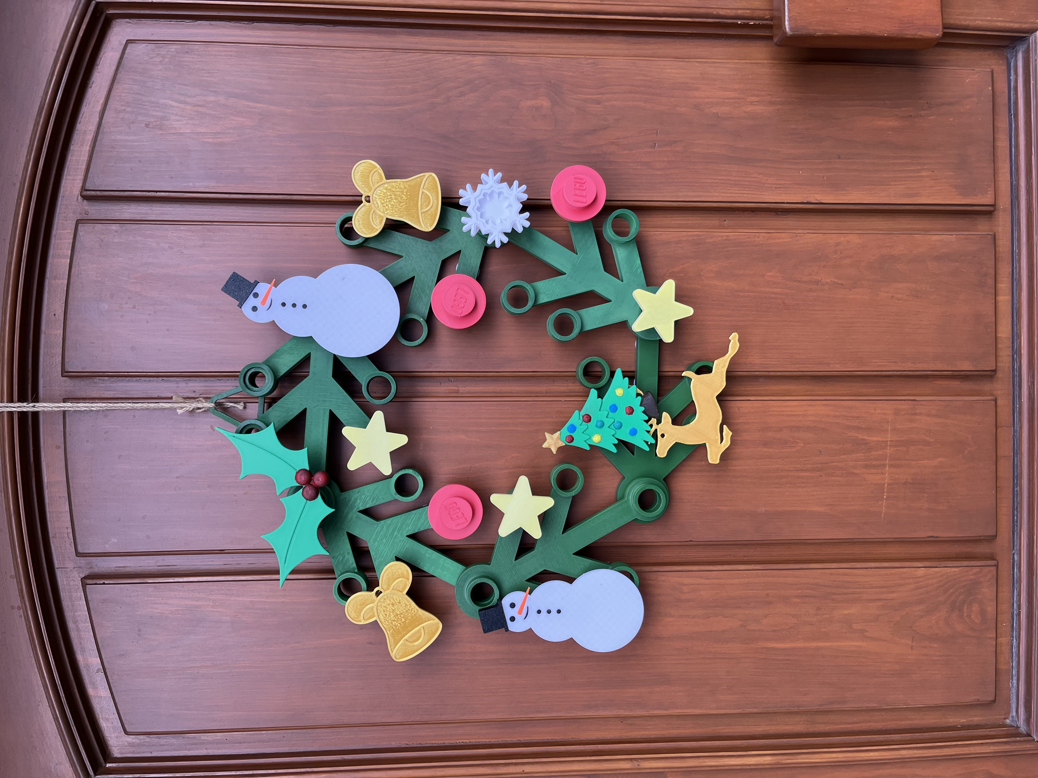 Christmas/Winter Snowman for Lego Wreath