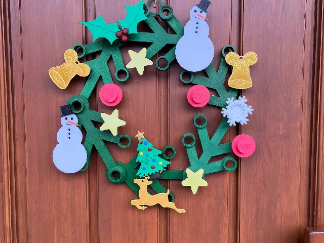 Christmas/Winter Snowman for Lego Wreath