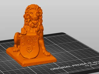 Heraldic lion