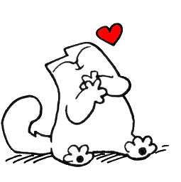 Simons Cat Love Cookie Cutter