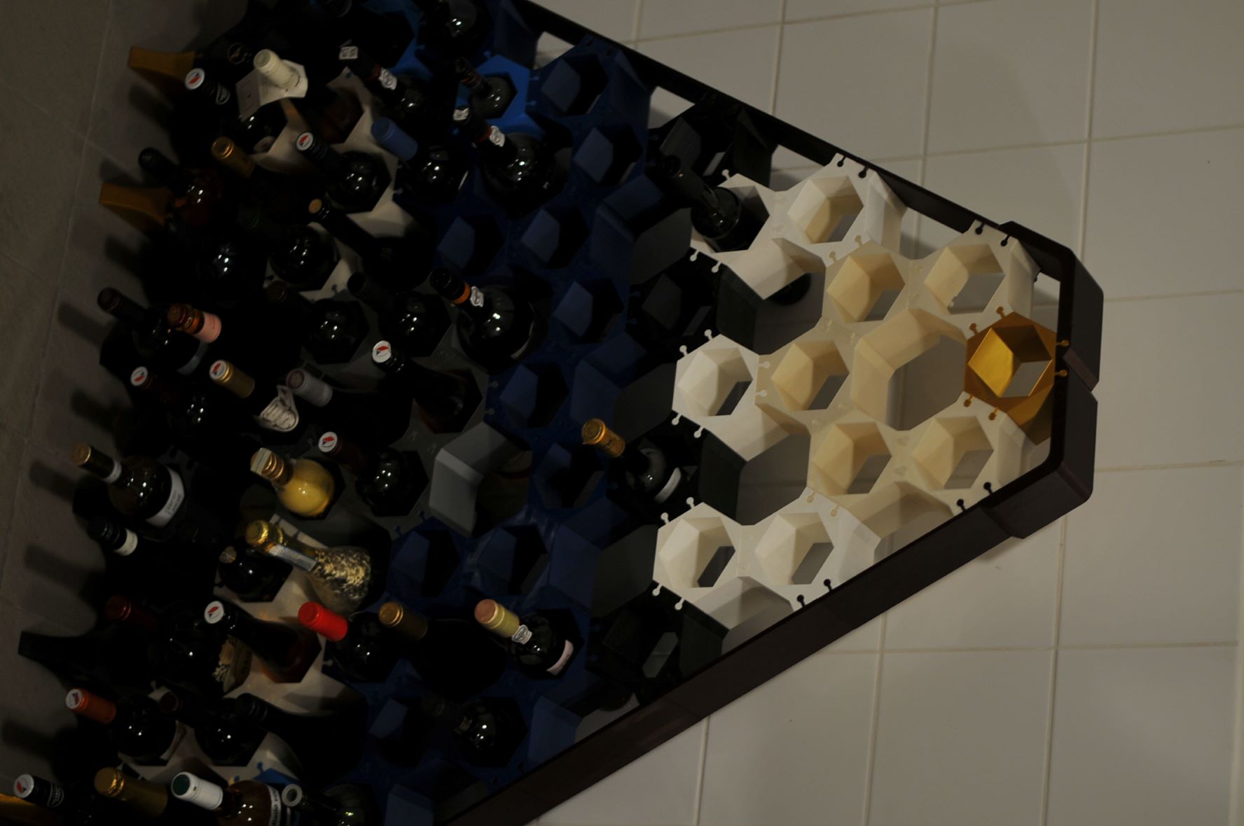 Miniatura 2 do modelo 3D Modular Wine Rack