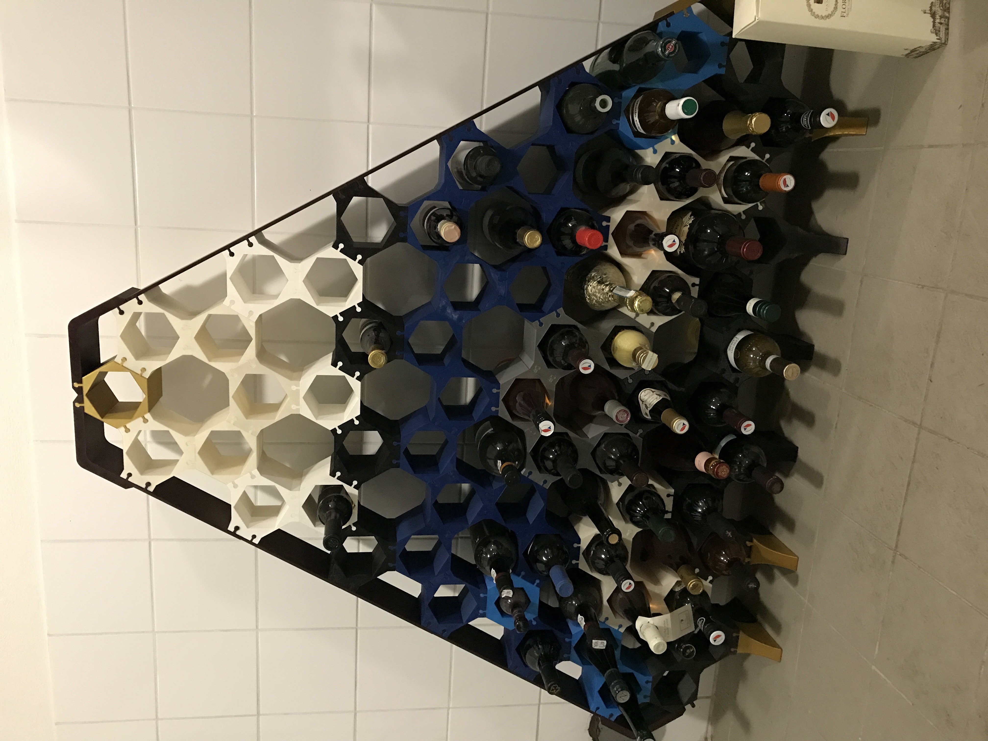 Miniatura 7 do modelo 3D Modular Wine Rack
