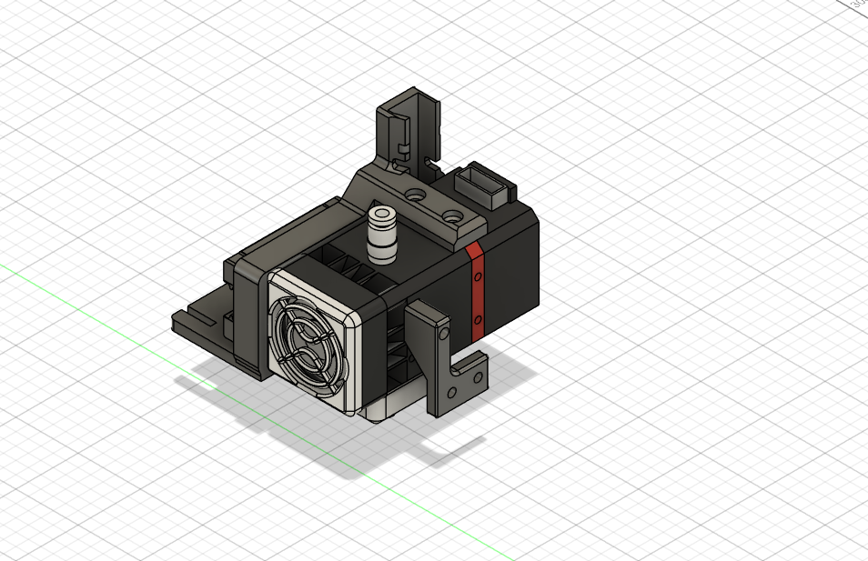 Linear rail mount for h2v2s, btt eddy probe compatible