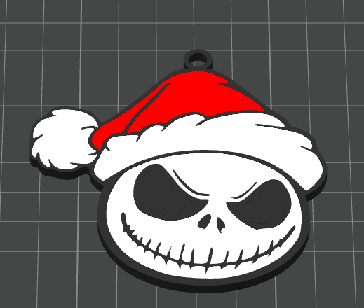 nightmare christmas tree ornament