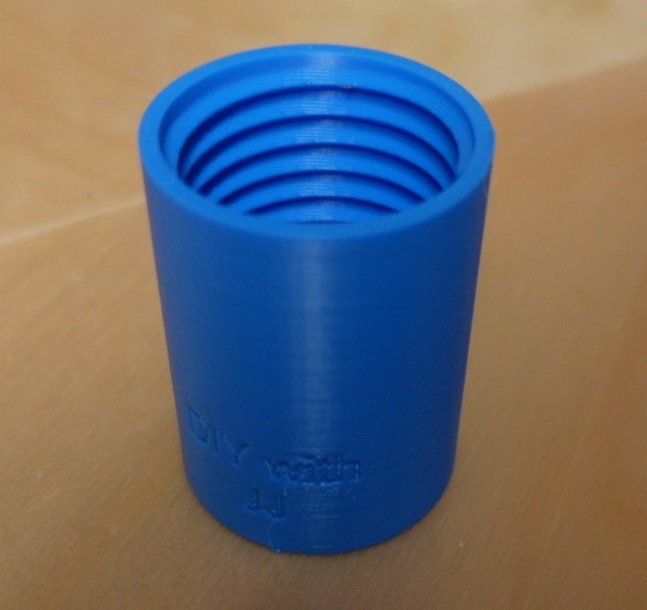 Shop Vac hose threads with Fusion files