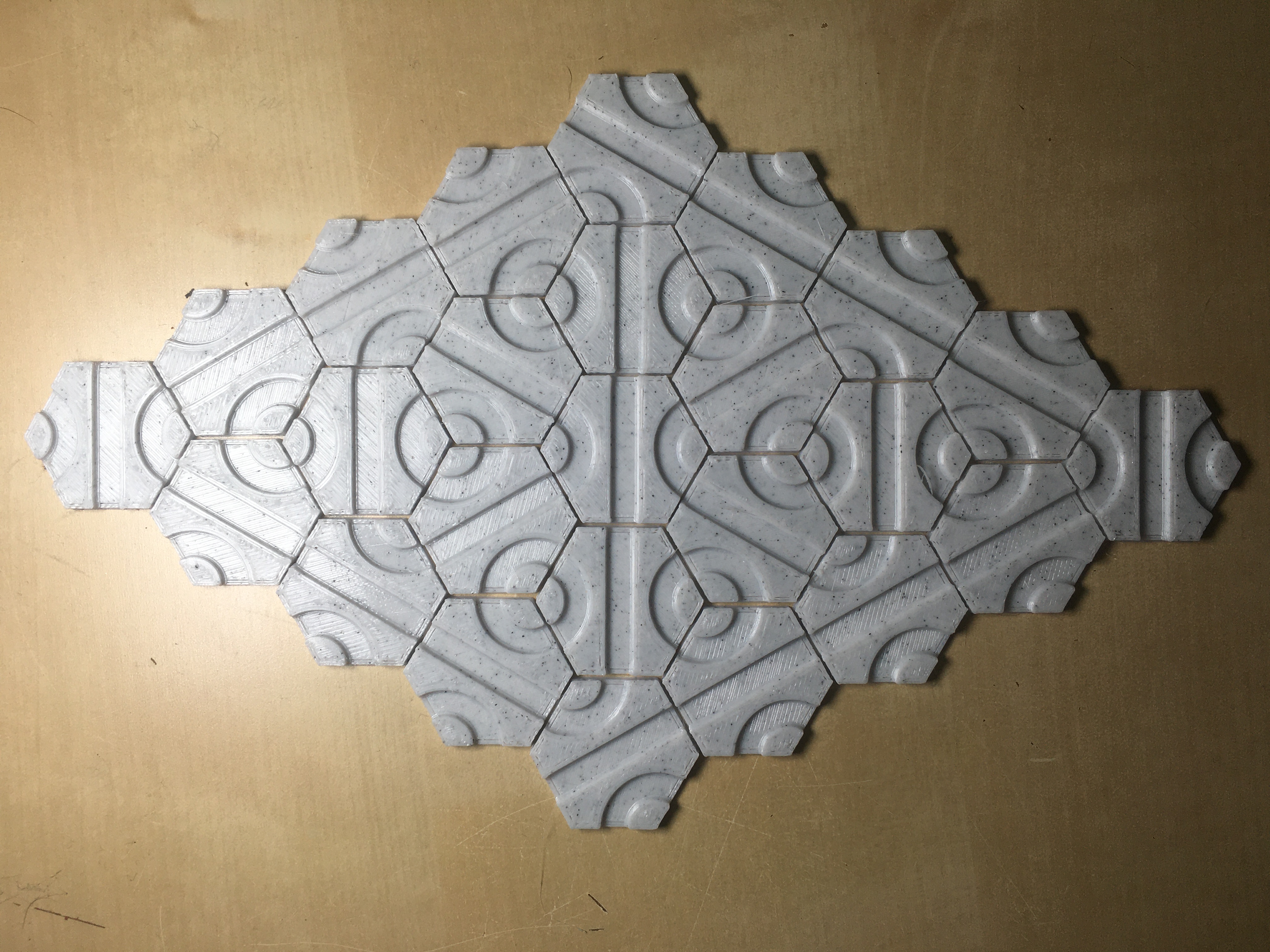 Truchet Hexa Tiles