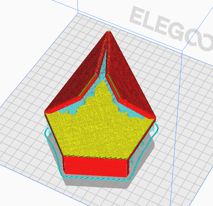 BIG towel hook- Test for trees with 2 types of filament