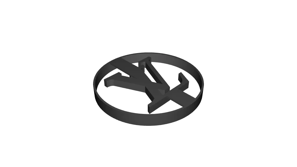 Louis Vuitton Cookie Cutter by Thomas McMaster | Download free STL ...