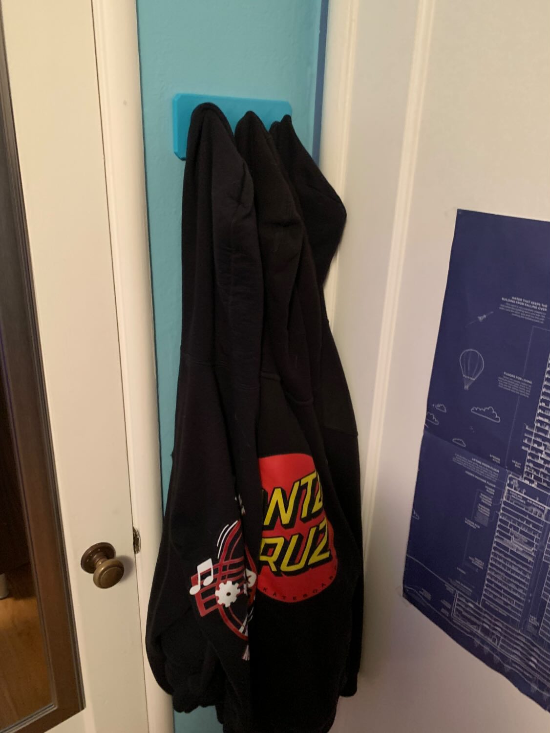 wall mounted clothing hook — miniatura 2