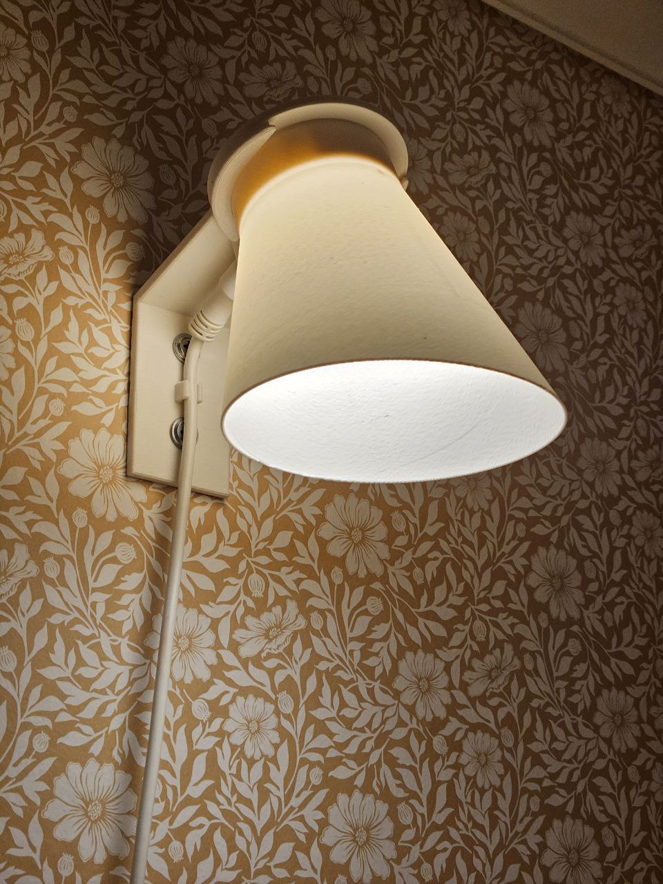 IKEA Upplyst to wall lamp (sconce) conversion