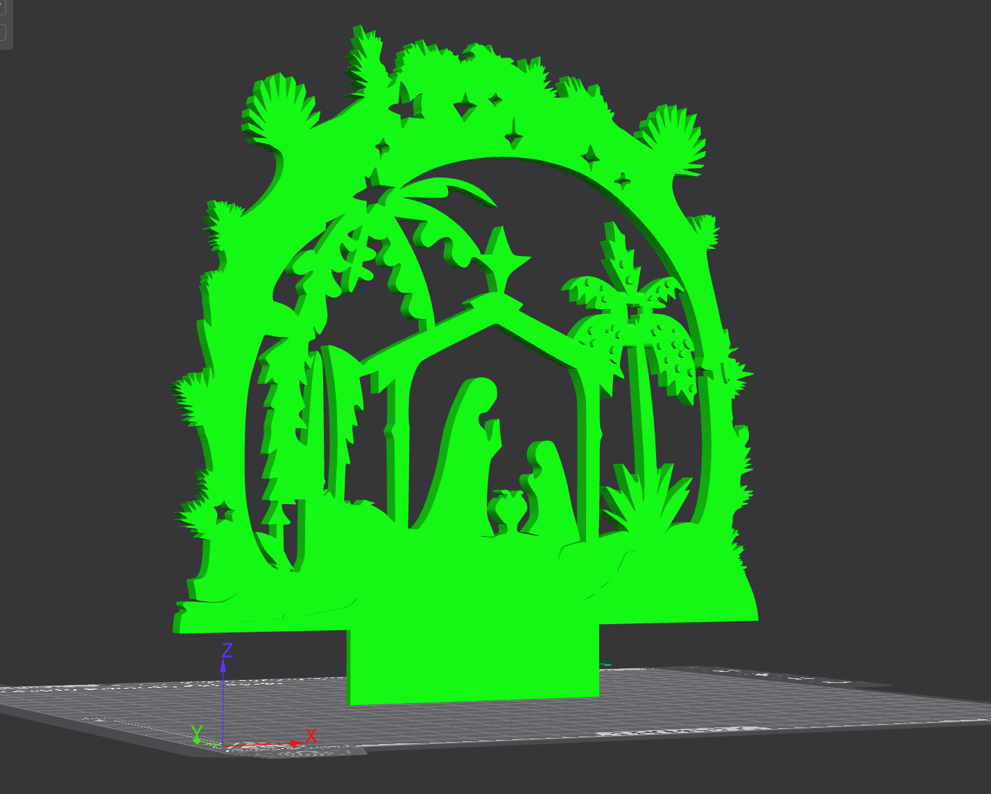 Nativity Modelbase Nativity LED Base by SilverCraft 3D | Download free STL model ...