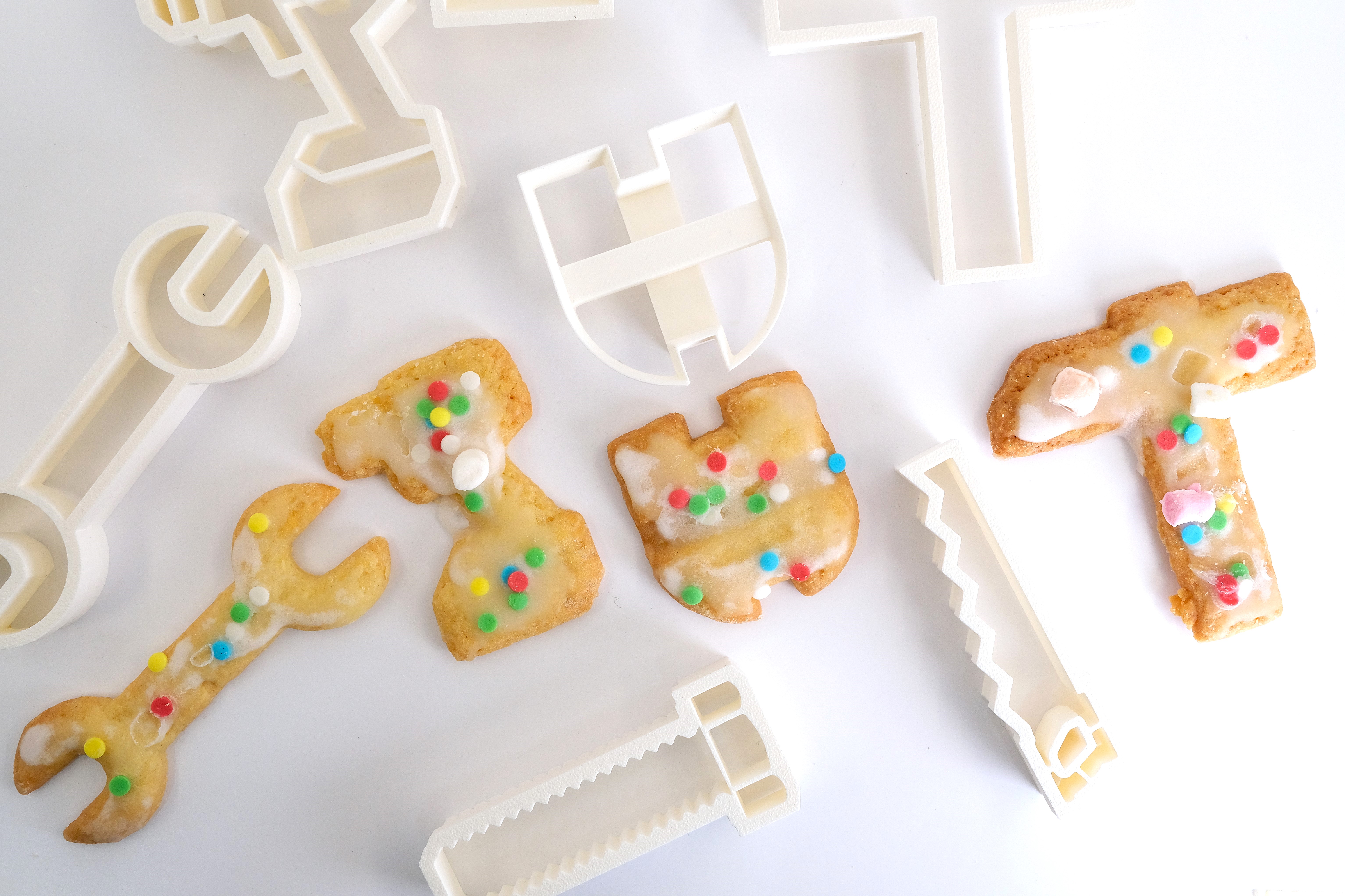 Tool-Themed Cookie Cutters