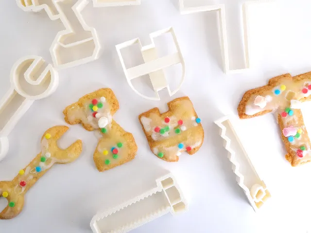 Tool-Themed Cookie Cutters