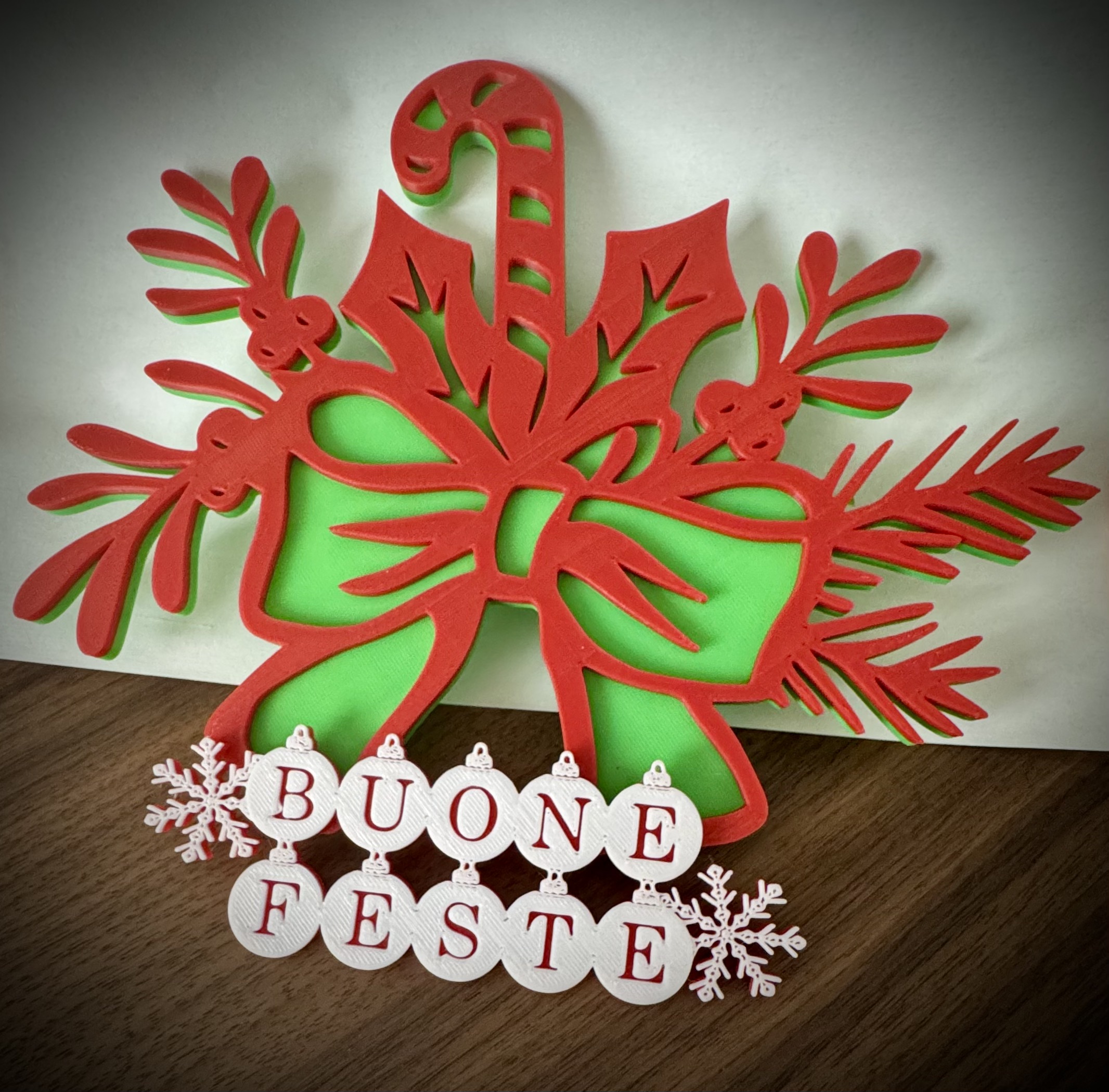 Ghirlanda porta, Natale - Buone Feste!