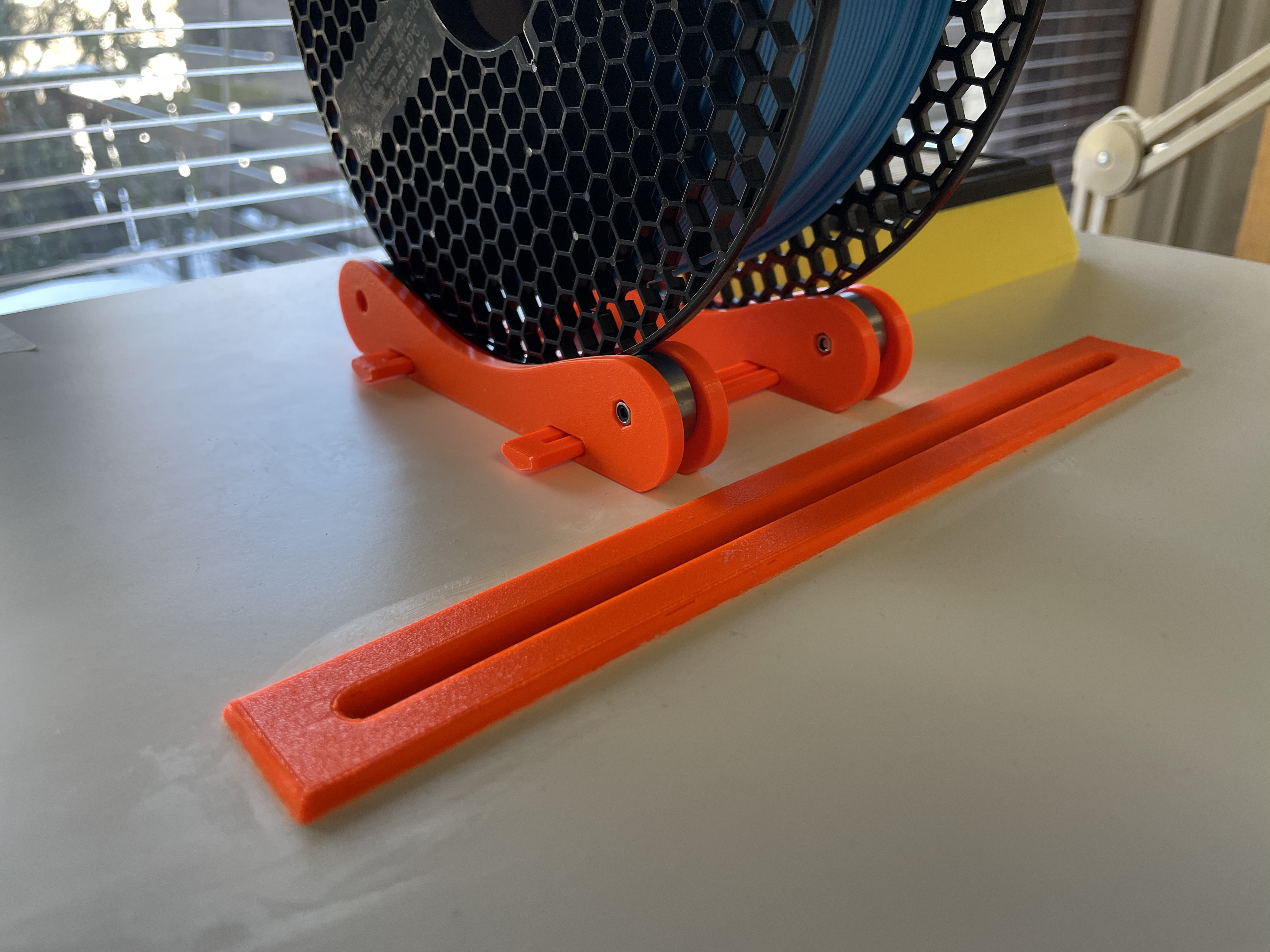 Ikea Lack Enclosure wide filament guide