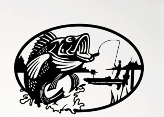 Fisherman Fish Wall Art