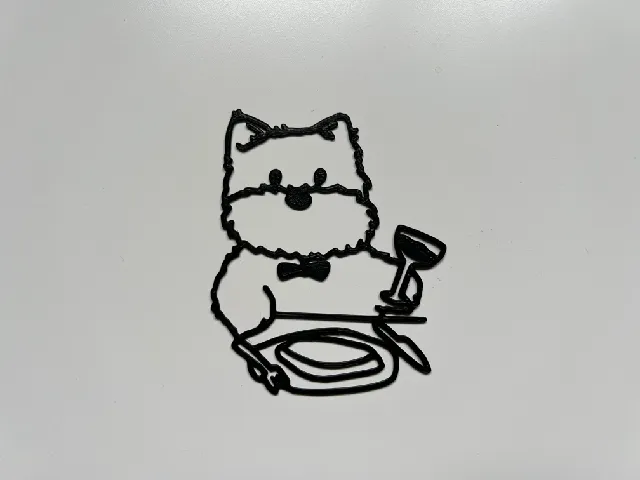 Cute Dog Dining Wall Art #1