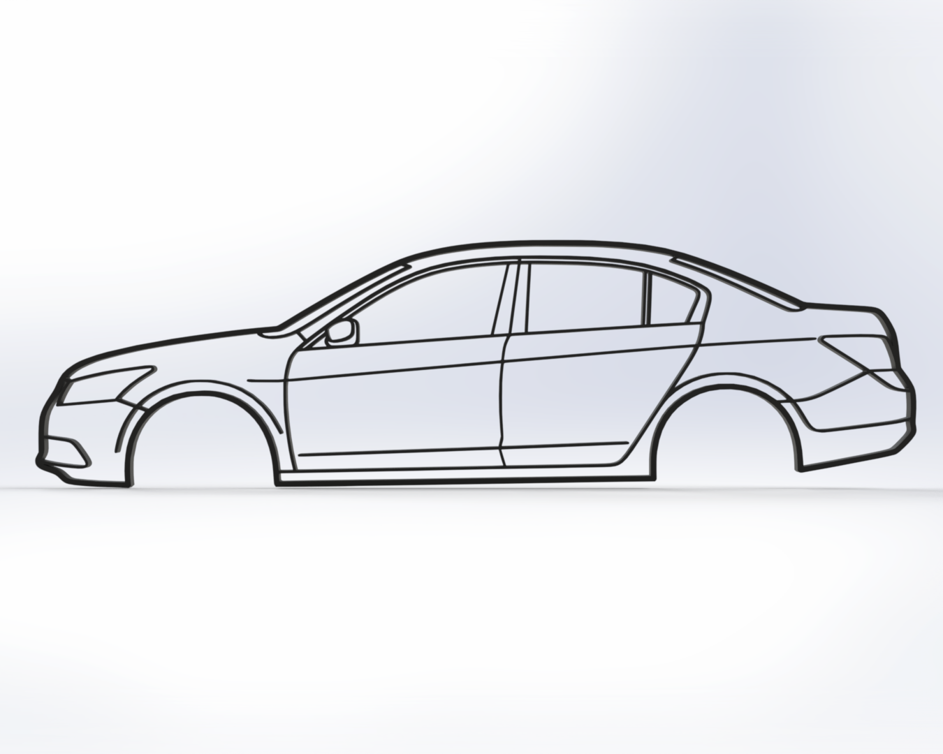 Honda Accord 8th Gen Wall Art