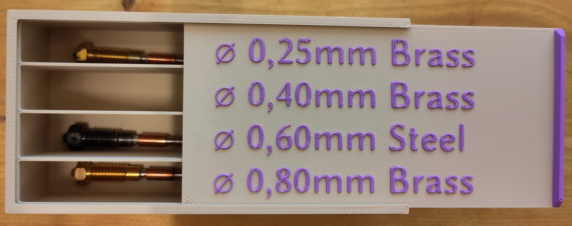 EuroPlus Pro Insert Prusa Nextruder Nozzel Box