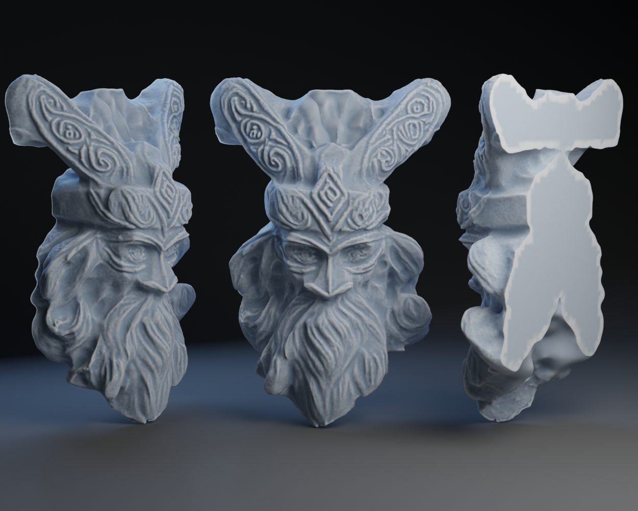 Viking Bust / Wall Hanging