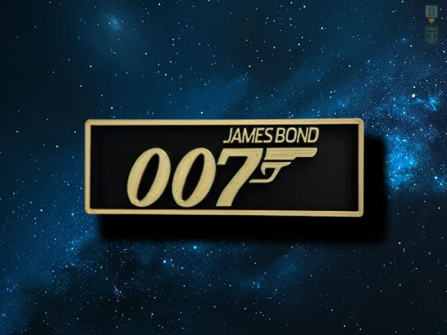 007 James Bond Cinema Film Room Sign Box