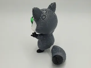 Cool Racoon by Desert3DPrinting | Download free STL model | Printables.com