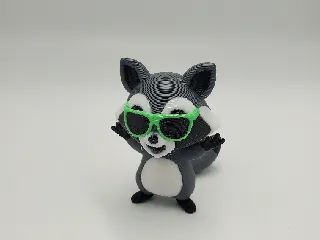 Cool Racoon by Desert3DPrinting | Download free STL model | Printables.com