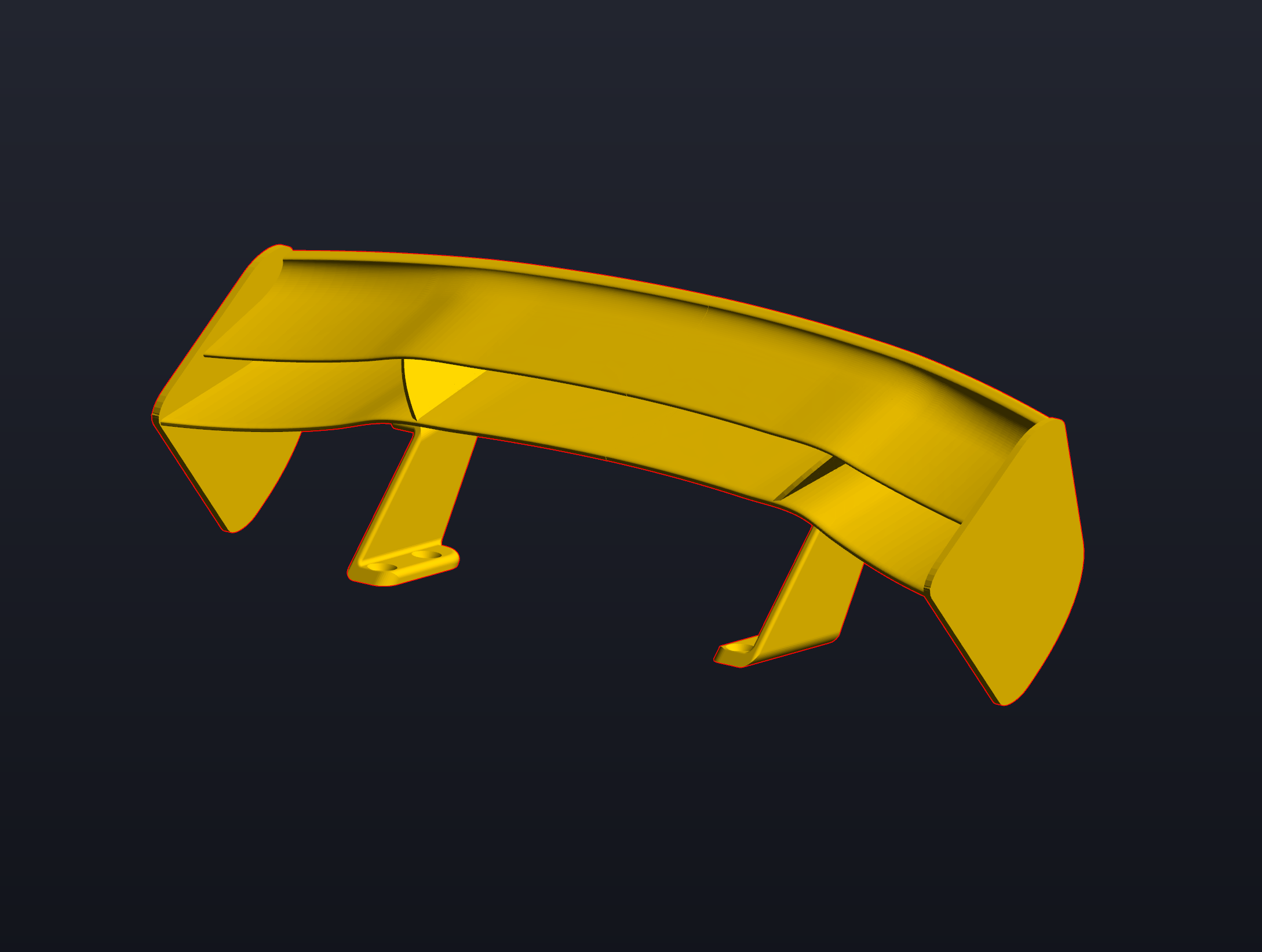 Rear RC Car Wing
