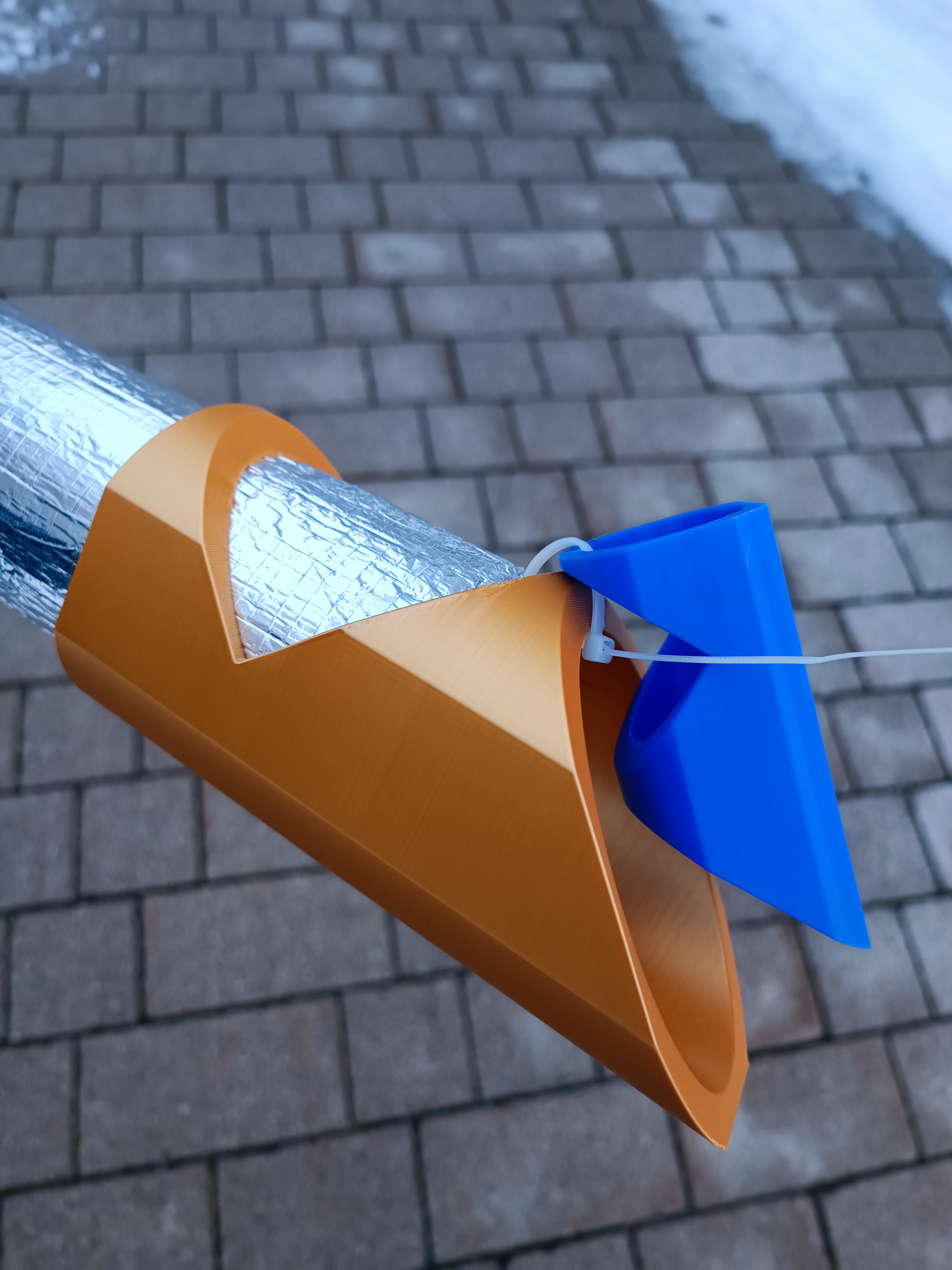 Zuschnittlehre für Isolierung Ø70mm