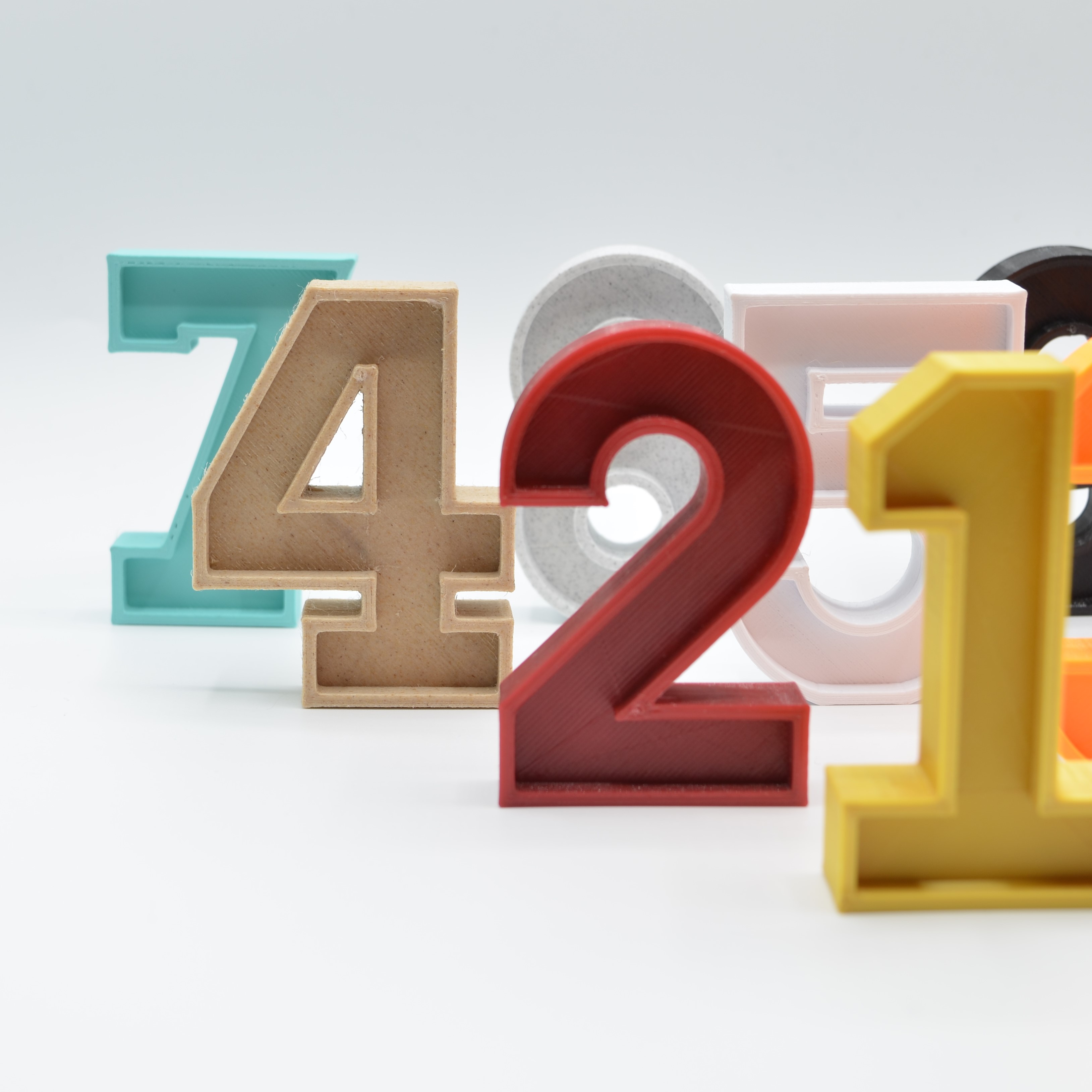Miniatura 2 do modelo 3D Numbers 0-9