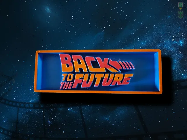 Back to the Future Cinema Film Room Sign Box
