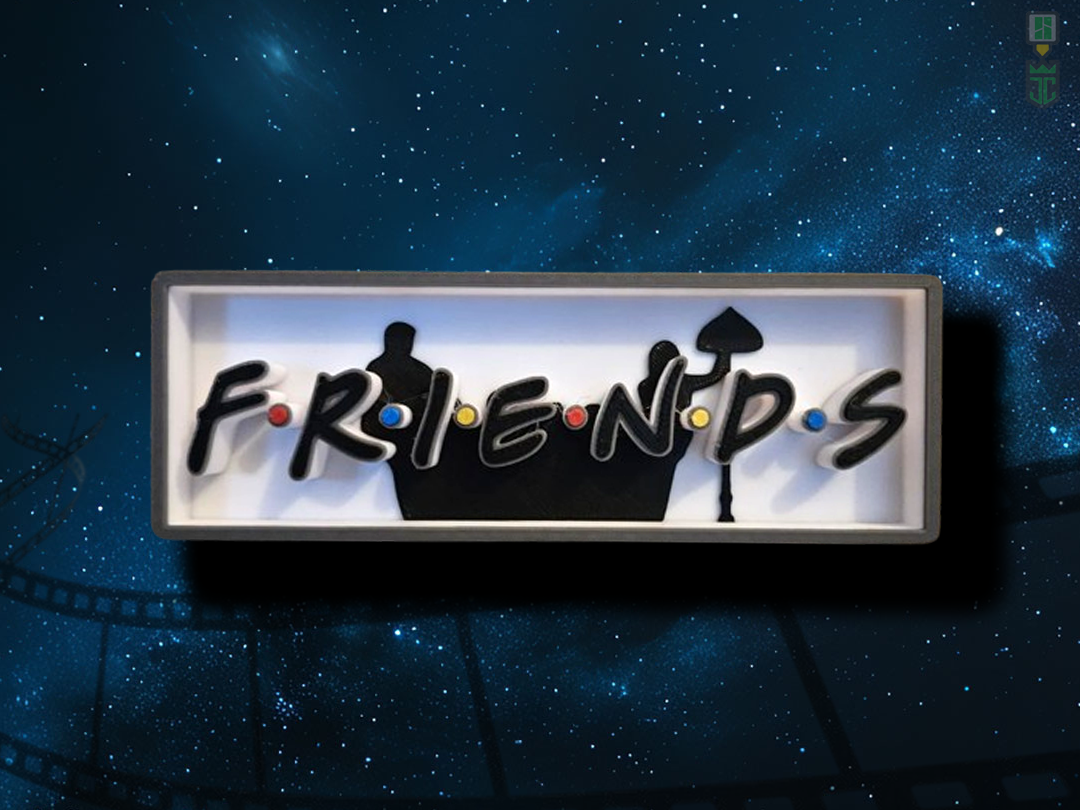 Friends Tv Series Cinema Film Room Sign Box