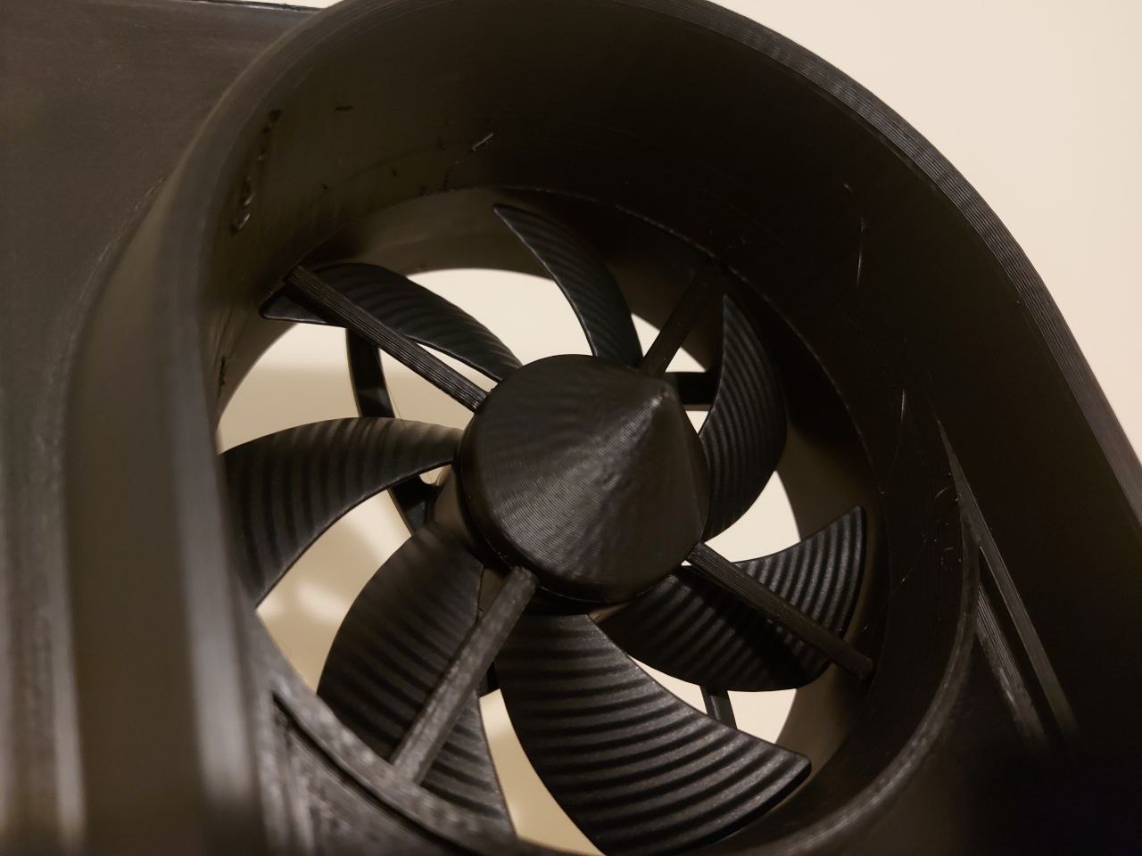 120mm fan cover with inlet cone