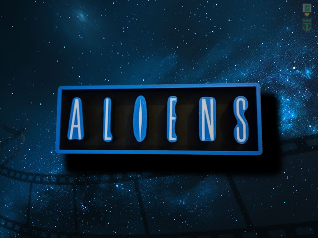 Aliens Cinema Film Room Sign Box