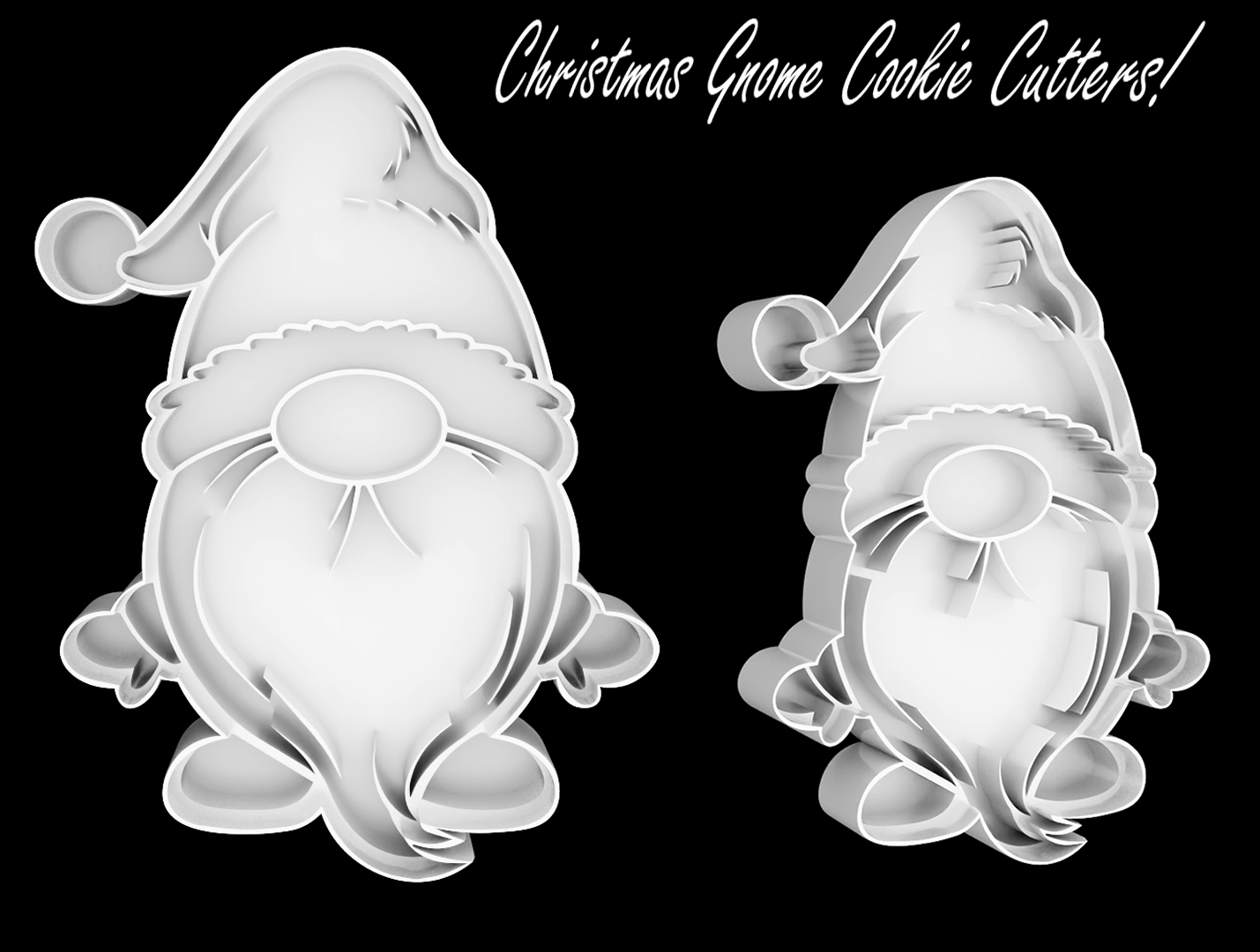 Christmas Gnome Cookie Cutters