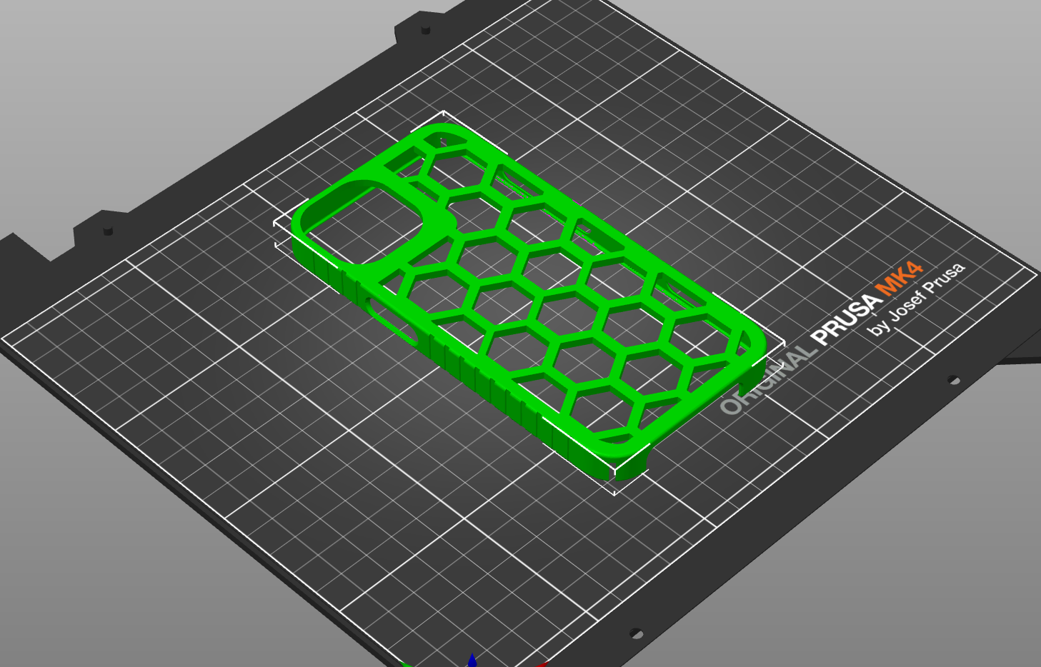 Hexagon Honeycomb Phone Case (For iphone 13 regular size) 3D model thumbnail